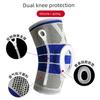 Silicone Shock Absorption Spring Scale Support Fitness Knee Pads