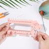 Practical Sheep Head With Cutting Head Gauge Ruler For Knitting Needles Crochet Hooks Ruler Tool