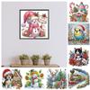5D DIY Partial Special Shaped Drill Diamond Painting Kit Xmas Decoration 30x30cm