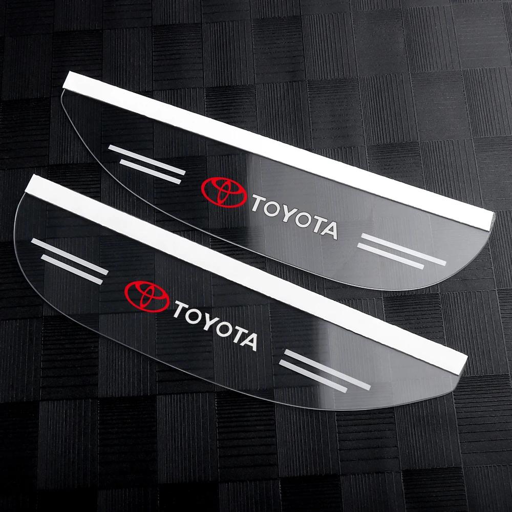 Car Rear View Side Mirror Rain Board Eyebrow Guard Sun Visor For Toyota C-hr Prado Rav4 Yaris Hilux Prius Avensis Corolla Camry