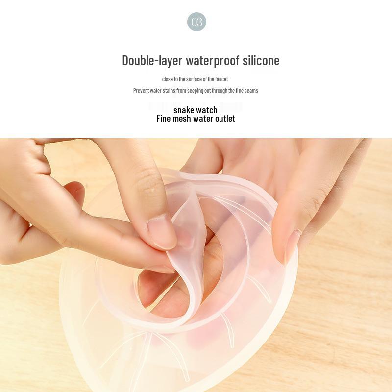 Силиконовая брызгозащищенная и водонепроницаемая крышка для слива смесителя для ванной