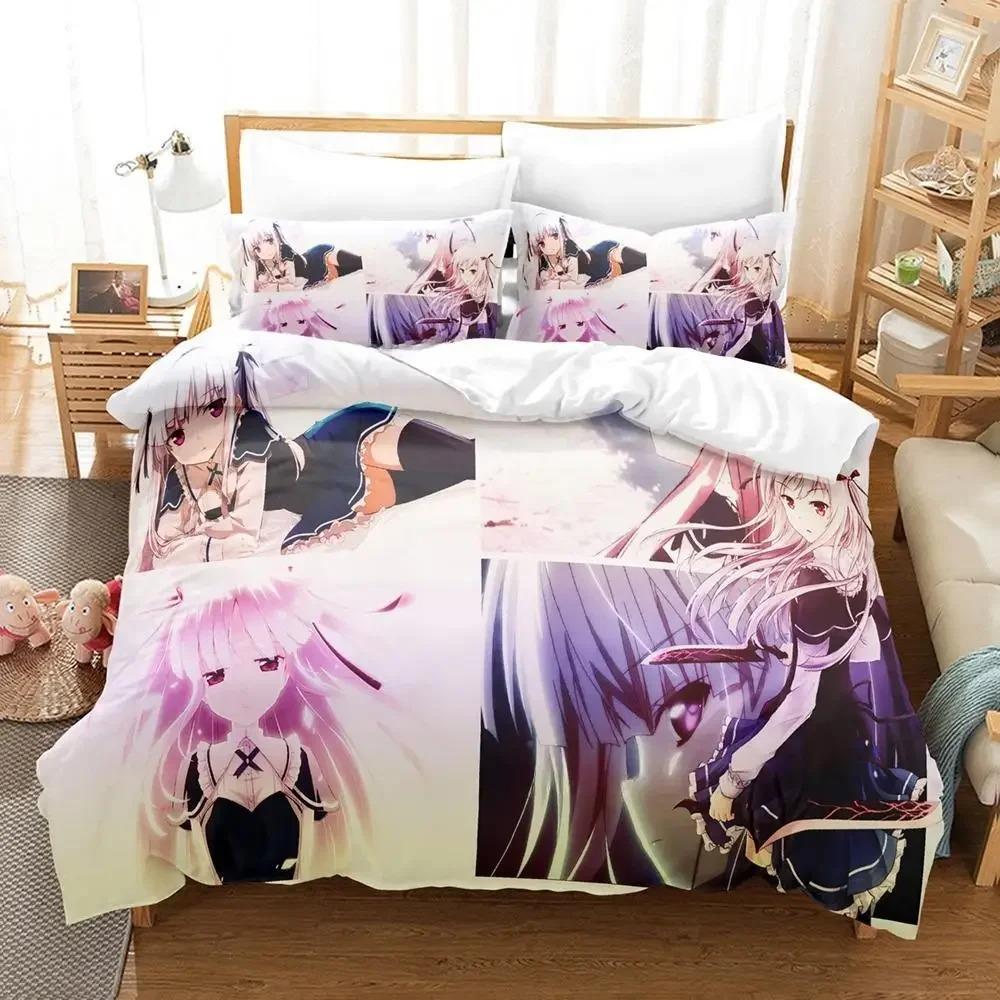 Anime Absolute Duo Bedding Set,Duvet Cover Comforter Bed Set Quilt Cover Pillowcase,King Queen Twin Size Boys Girls Adultse