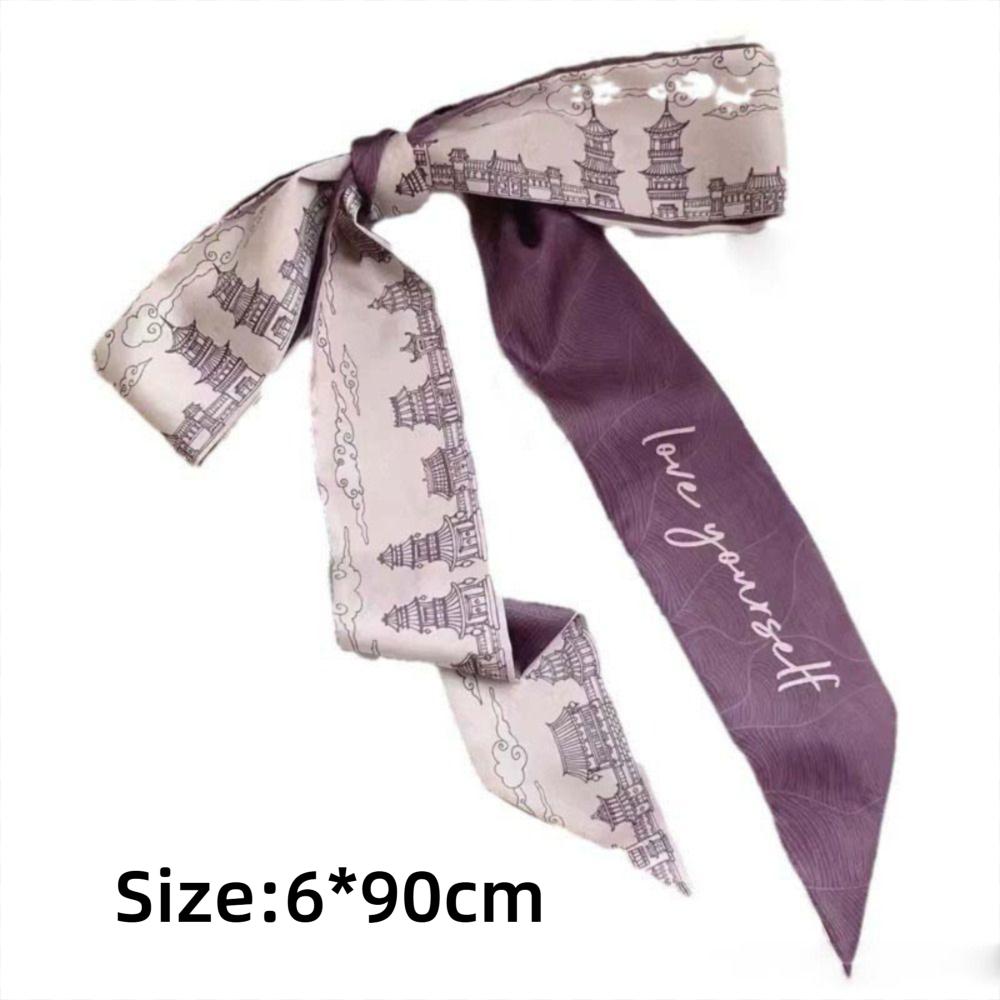 Oil Painting Headband Floral Hair Ribbon Scarf Retro Floral Bands