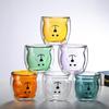 MULTIPOTENT Cute Bear Double-Wall Glass Mug