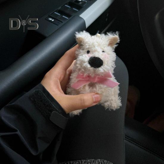 Милый щенок, плюшевая кукла, украшение для салона автомобиля, многофункциональные украшения для лобового стекла, ручка переключения передач, приборная панель