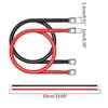 Шт. 5AWG красный + черный чистый медный инверторный кабель для аккумулятора, инверторные кабели для аккумулятора с наконечниками на обоих концах для автомобильных лодок