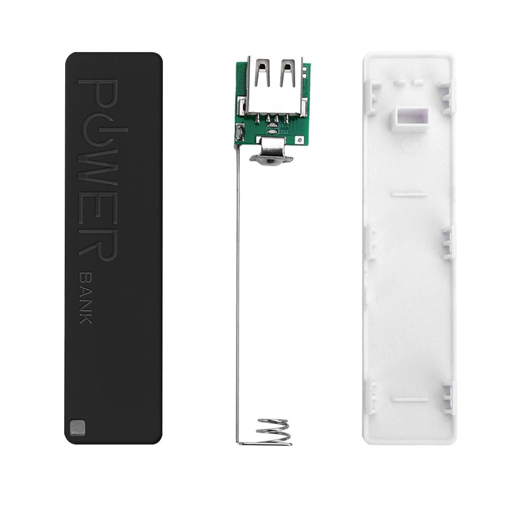 DIY Type-C 1 секция 18650 Power Bank Зарядное устройство для аккумулятора Корпус Портативный USB Power Bank Комплект Чехол для хранения DIY Коробка для портативного источника питания
