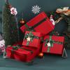 Red Lid Christmas Gift Box with Scarf & Socks – In Stock