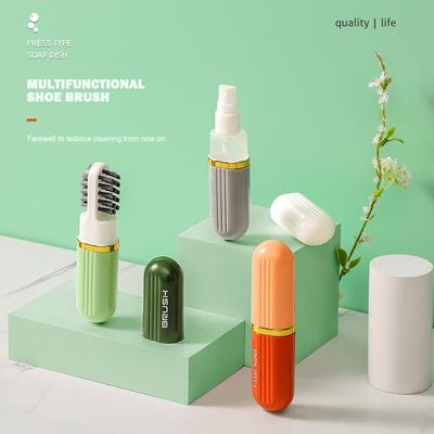 Универсальная мягкая щетка для мытья обуви Компактный жидкий ершик для хранения чистки ботинок для спортивной обуви