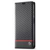 LC.IMEEKE For Samsung Galaxy S23 FE Leather Stand Cover Carbon Fiber Texture Wallet Phone Case