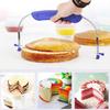 Kitchen Layered Cake Cutter Stainless Steel Wire Plastic Handle Adjustable Sharp Blade Large
