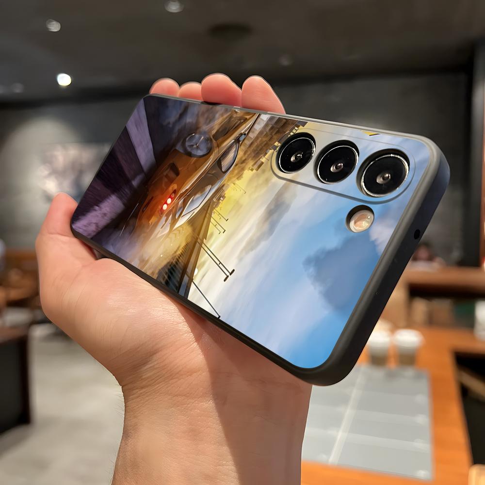 Need For Speed Phone Case For Samsung A56 A36 A26 A16 A15 A25 A35 A55 A14 A34 A24 A54 Black Soft Shell