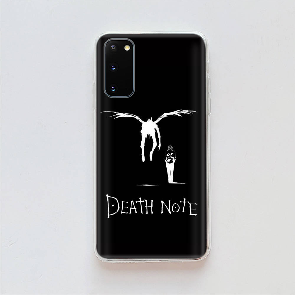 Прозрачный чехол AD88 Death Note для Samsung A04 A14 A23 A34 A54 M23 M33 M52 M53 Realme 10 9 C30S C35 C55 VIVO Y02 Y21 Y33S Y51 X80 V25