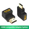 HDMI-compatible 90 Degree Hdmi Cable Male To Female Host Panel Mount Screw Cable Hdmi To Hdmi 1.4v Socket For Splitter Extender
