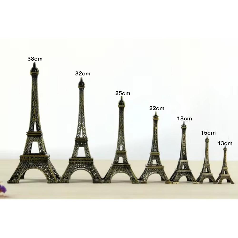 7 Sizes Eiffel Tower Model Metal Eiffel Tower Decorative Ornaments Eiffel Tower Statue