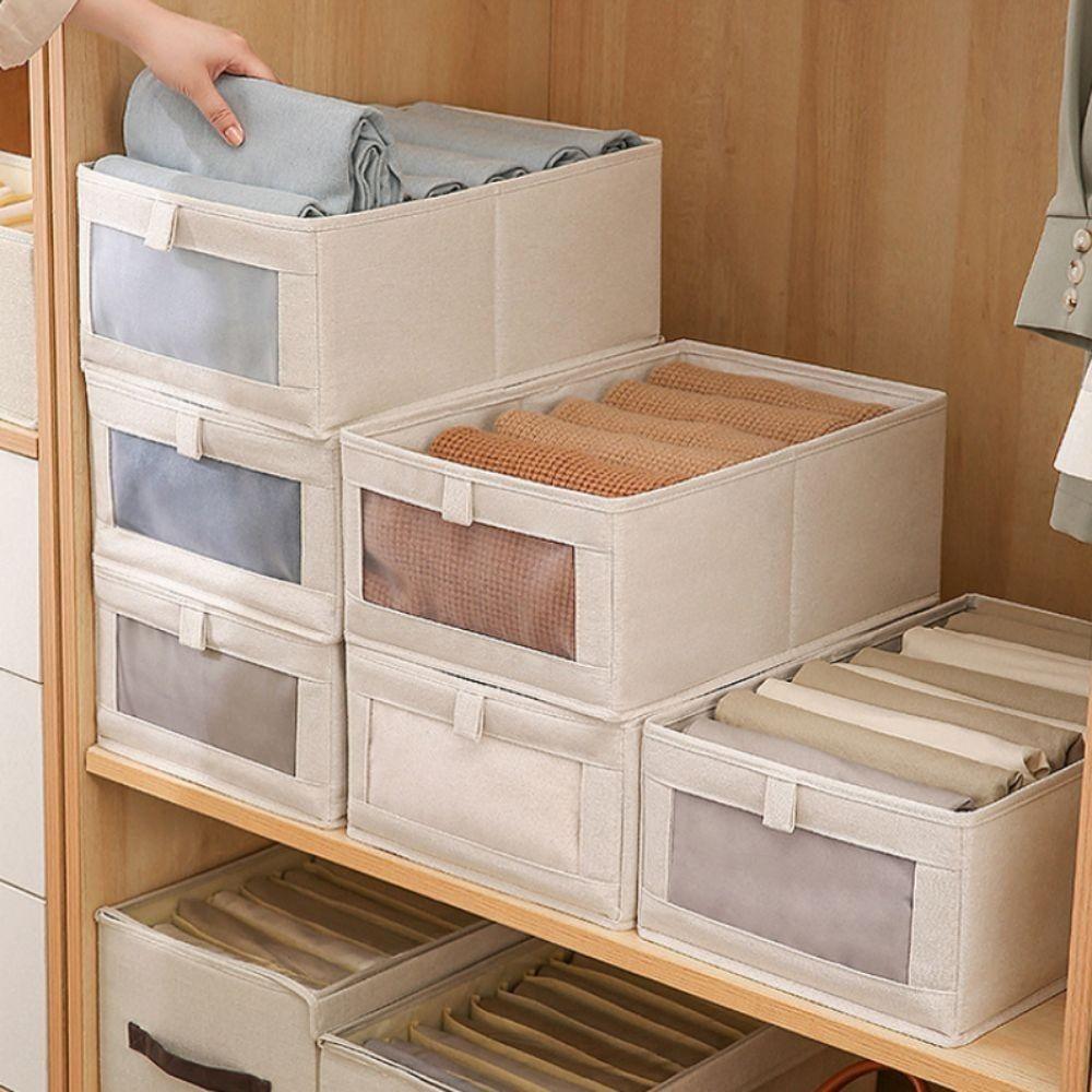 Foldable Quilt Storage Bag Space Saving Folding Storage Baskets New Sorting Storage Box