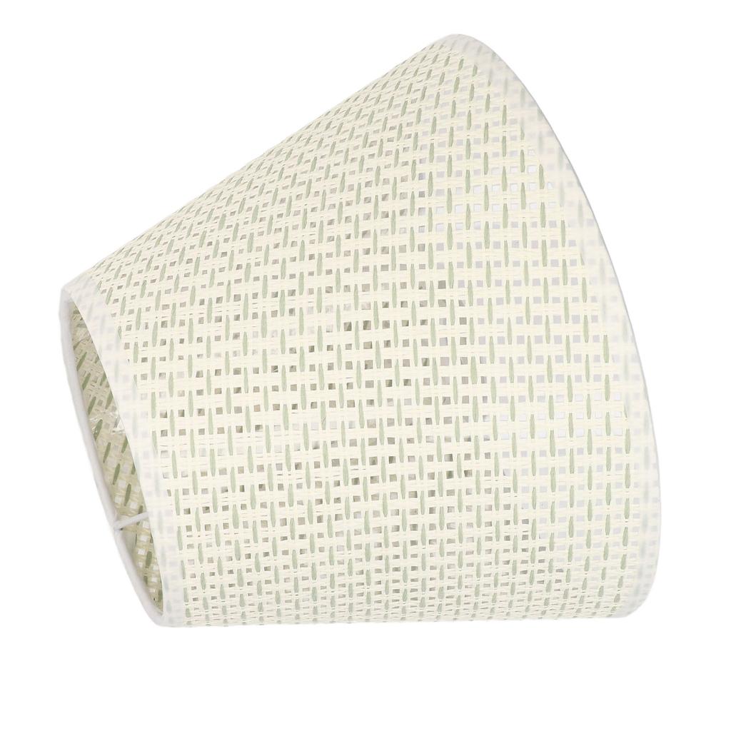 PE Woven Table Lamp Shade Beige Wear Resistant Woven Lamp Cover for E27 E14 Caliber Lampholder