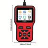 Эффективный OBD2 сканер V500, автомобильный диагностический инструмент с потоком данных в реальном времени и считывателем кодов неисправностей для 12-вольтовых автомобилей