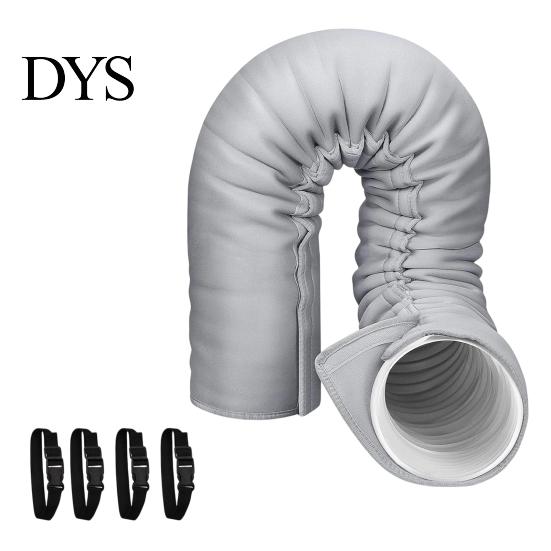Durable Exhaust Hose Thermal Sleeve Portable Air Conditioner Insulation Sleeve, 59 Inch Universal Duct Wrap for Flexible Heat Shield 5-5.9 Hoses,