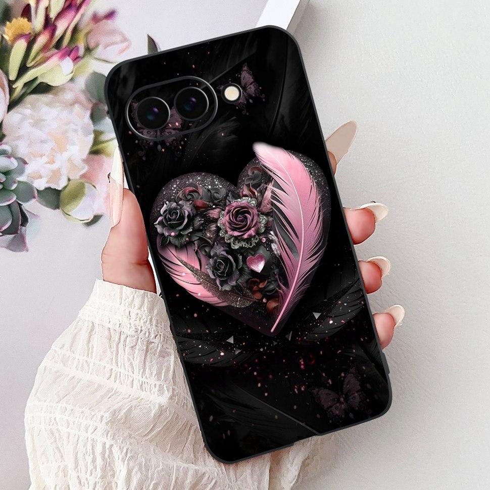 Fashion Butterfly Case For Google Pixel 9a Case 6.3" Soft Silicone TPU Phone Cases For Google Pixel 9a Pixel9a GTF7P Back Cover