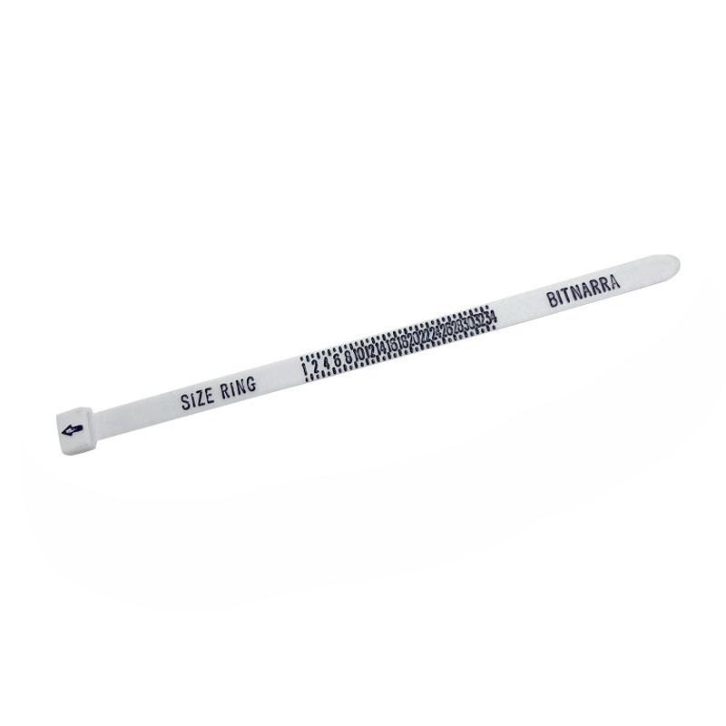 Accurate Black Plastic Finger Measure Gauge Measure Tools Jewelry Ring Sizer Accessory