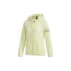 Windbreaker With Back Signature Women Outerwear Bright-Yellow Fluorescent FT2885