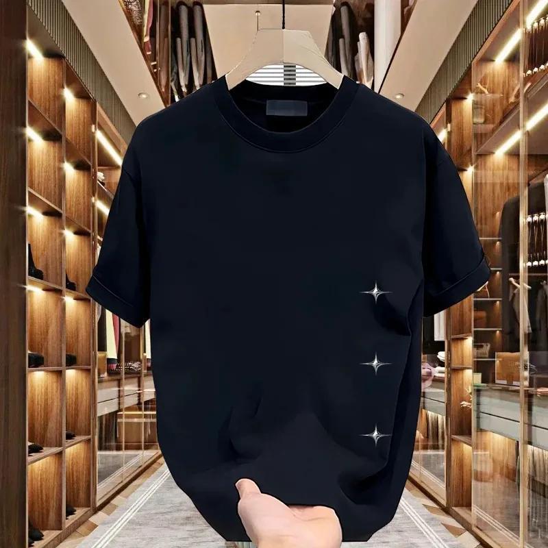 Couples Cotton T-Shirt Short Sleeve Black White Tops Breathable Comfortable Soft Casual Sport Tees