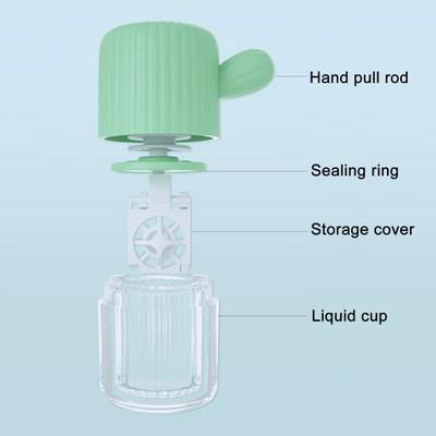 Универсальная ручная очистка на шнурке Компактная мягкая жесткая шайба для контактных линз Коробка для очистки контактных линз для домашнего использования