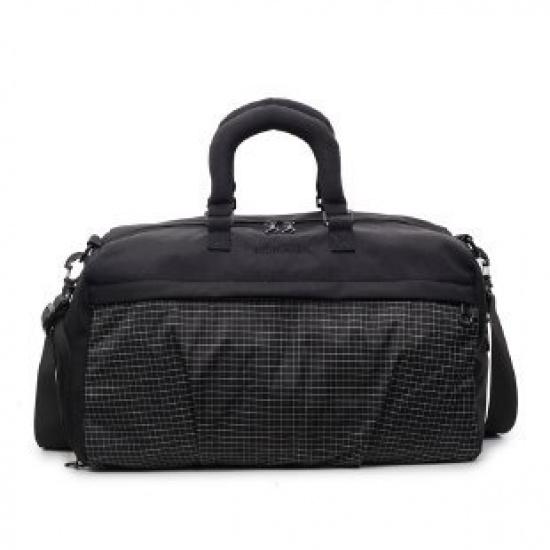 Yoga fitness bag, large-capacity travel bag for women, stylish short-trip luggage bag with dry and wet separation, independent shoe compartment,