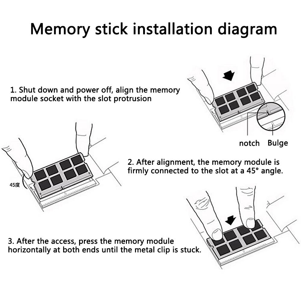 Laptop Memery Ddr3 1333Mhz 1600Mhz Notebook PC3 Ram 4G 8GAA