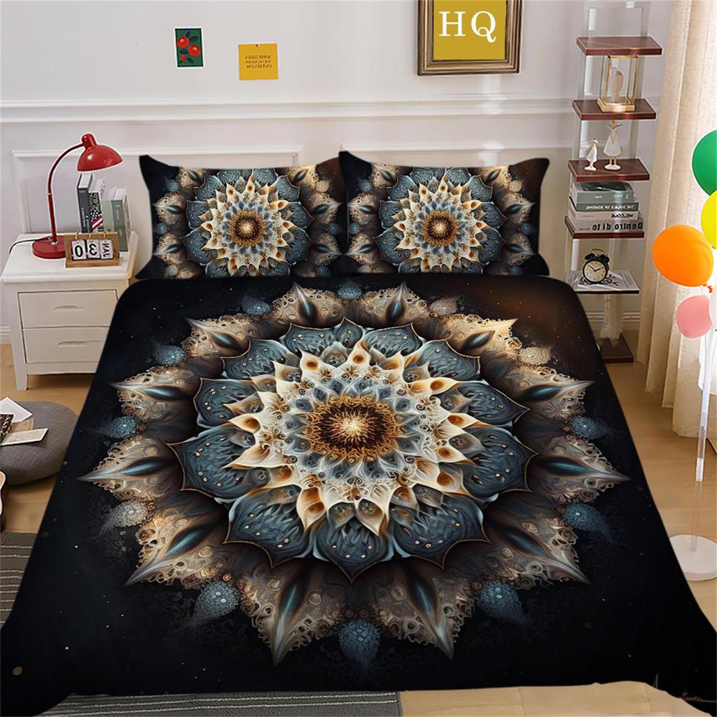 Bohemian Home Bedding Set Bedroom Quilt Cover Pillow Cover Bedding Set AU/EU/US Full Size Bedding Set Extra Large