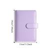 A6 Cash Budget Ledger Magnetic Button PU Leather Folder Loose-leaf Notebook  School
