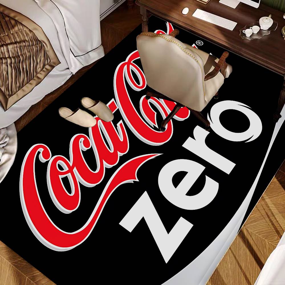 Коврик для коридора C-Coca C-Cola Моющийся Нескользящий Коврик для зоны гостиной с диваном и стульями Кухонный коврик для двери Ковер для зоны