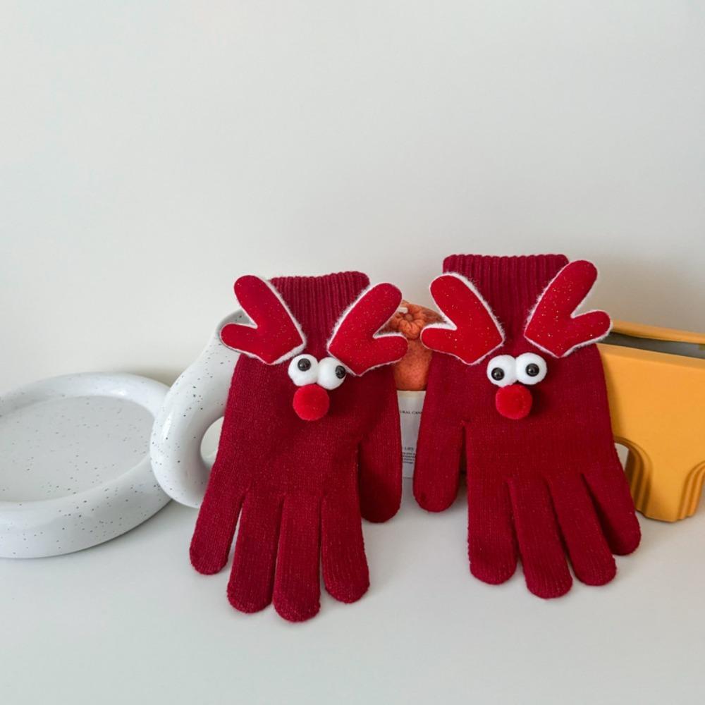 Knitted Christmas Gloves Warm Touch Screen Gloves Hot Sale Driving Mittens Gift