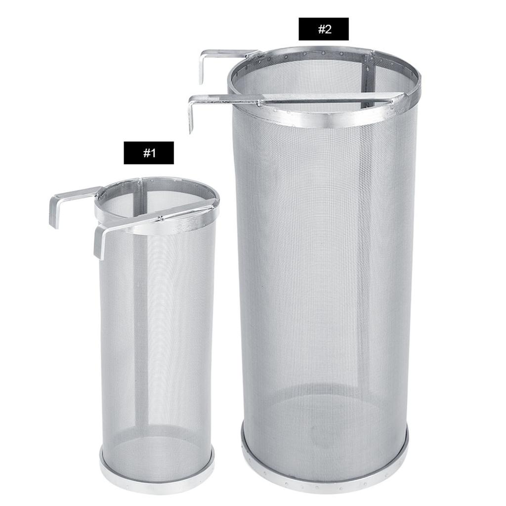 300-микронный сетчатый фильтр из нержавеющей стали для домашнего пива и хмеля с крючком