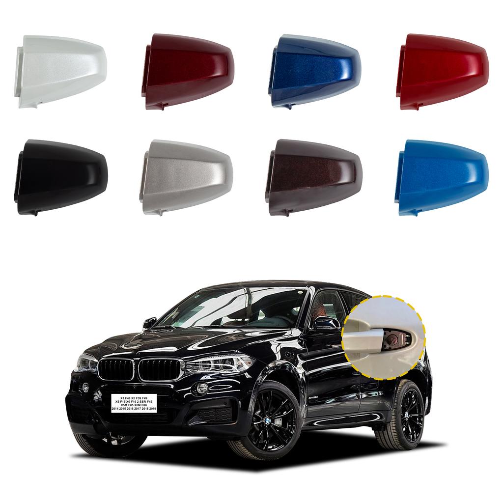 Door Handle Cover Cap Compatible With BMW X1 F48 X2 F39 X5 F15 X6 F16 2014-2019 51217396541 51217396544 Door Handle Key Cover
