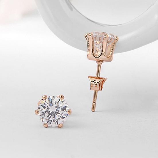 Женские модные серьги-гвоздики с позолотой 9 карат, серьги-гвоздики для вечеринки и свадьбы