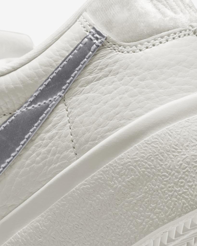 Sneakers Nike Blazer Low Platform Women Sail/metalic Silver