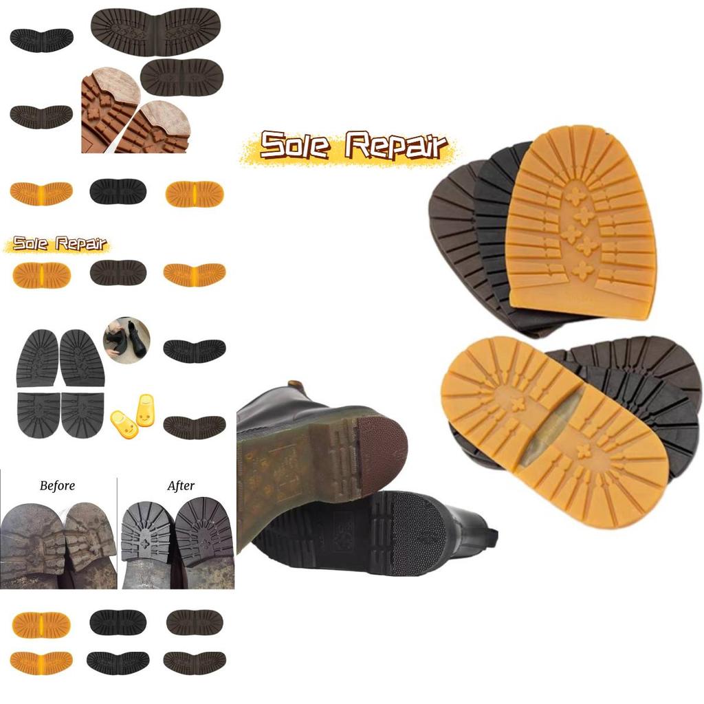 Black Martin Boot Insole Noiseless Slip-resistant And Durable Shoe Repair Material