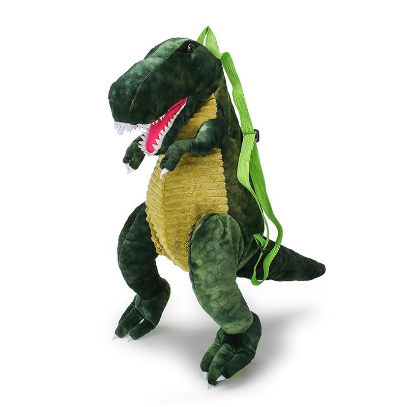 Cartoon Dinosaur Plush Backpack Simulation Animal Doll Funny Stuffed Toy Tyrannosaurus Rex Triceratops Stylish Plushie Phone Bag