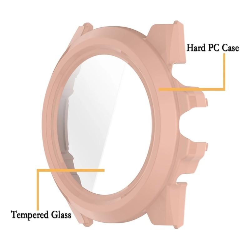 2 In 1 Case For Ticwatch Atlas Full Screen Coverage PC Hard Cover With High-quality Tempered Glass