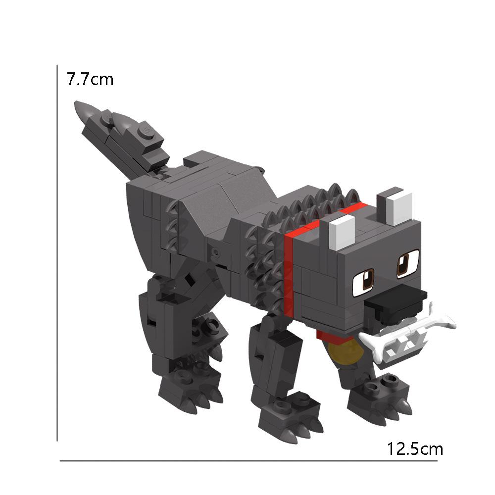 Pixel Man World Crawler Iron Man Puppet Building Block Set