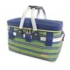 At First Insulated Basket Cooler Thick Thin AF6258 Bag, Border, Green,