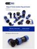 WEIPU SP21 Waterproof Aviation Plug, 2-12 Pin Male Connector with Rear Nut Socket