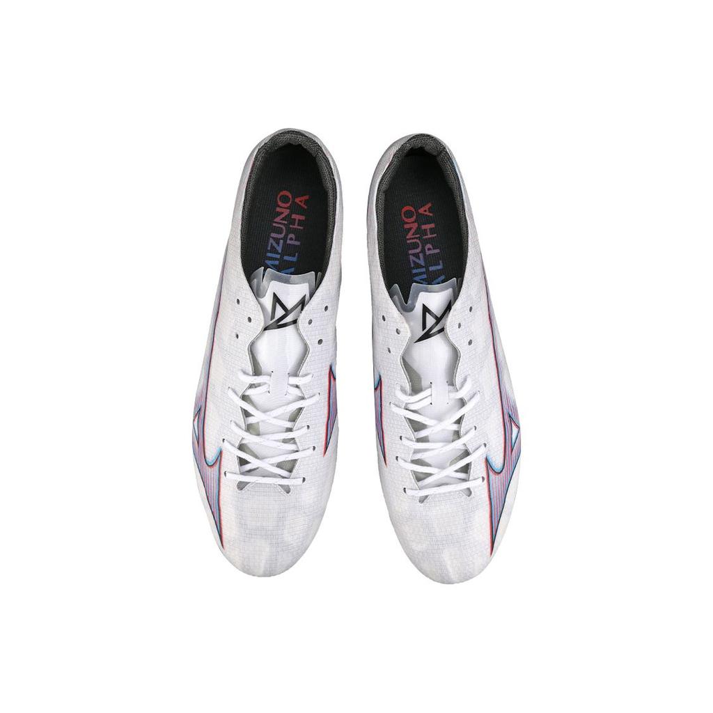 Mizuno Alpha Elite Круглый носок Шнуровка AG (Резиновые короткие шипы) Синтетическая кожа Нескользящие Прочные Футбольные бутсы Мужские Футбольные бутсы P1GA236309