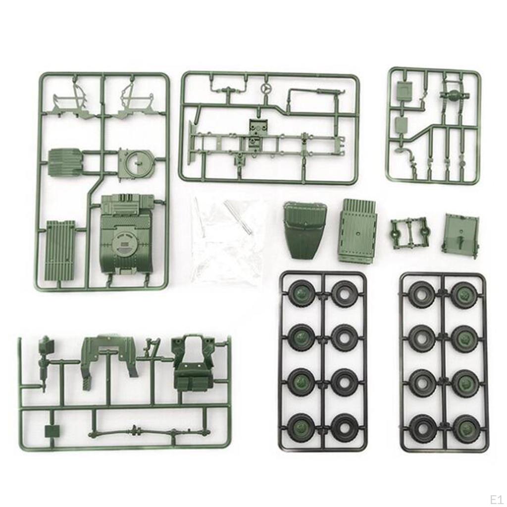 2x 1:72 Scale Tank Model Vehicle Toys Deck Decor Playset Birthday Gift Simulation 1/72 Toy