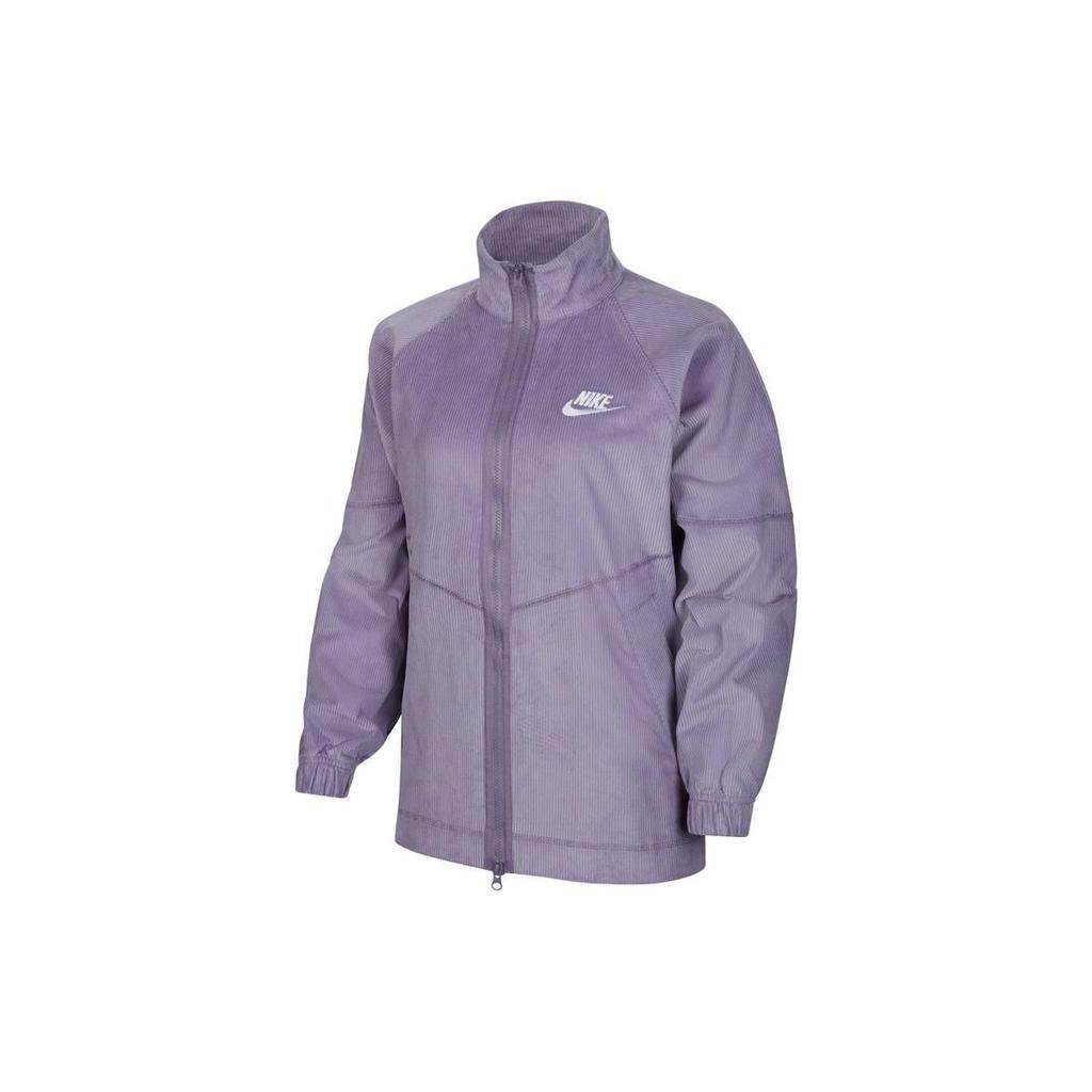 Nike Printed Stand Collar Windbreaker Jacket Women Outerwear Purple DO2325-555