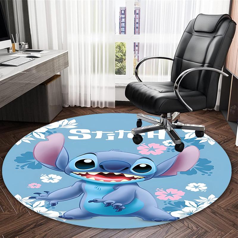 1pc S-Stitch11 Carpet, Round Rug, Comfortable, Suitable for Entryways, Living Rooms, Office, And Bedrooms, Christmas Decoration