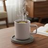 Kubek Ceramiczny do Kawy Herbaty Napojów Ciepłych Zimnych Szary 380 ml