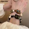 Элегантный браслет из бусин в форме кошки для женщин, браслеты дружбы, аксессуары, подарок